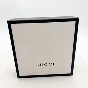 GUCCI Black & White Empty Gift Box - 9" x 9" x 2.75"